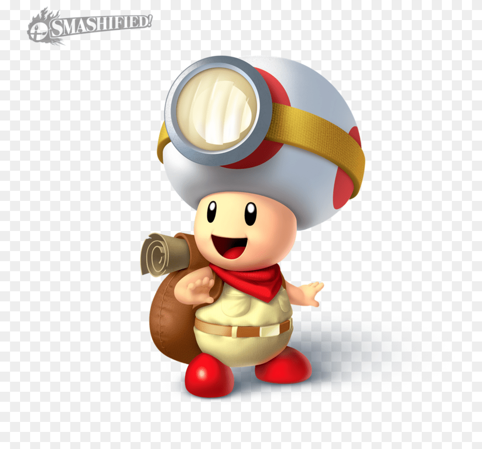 Captain Toad Smashified, Tape, Toy, Face, Head Png Image