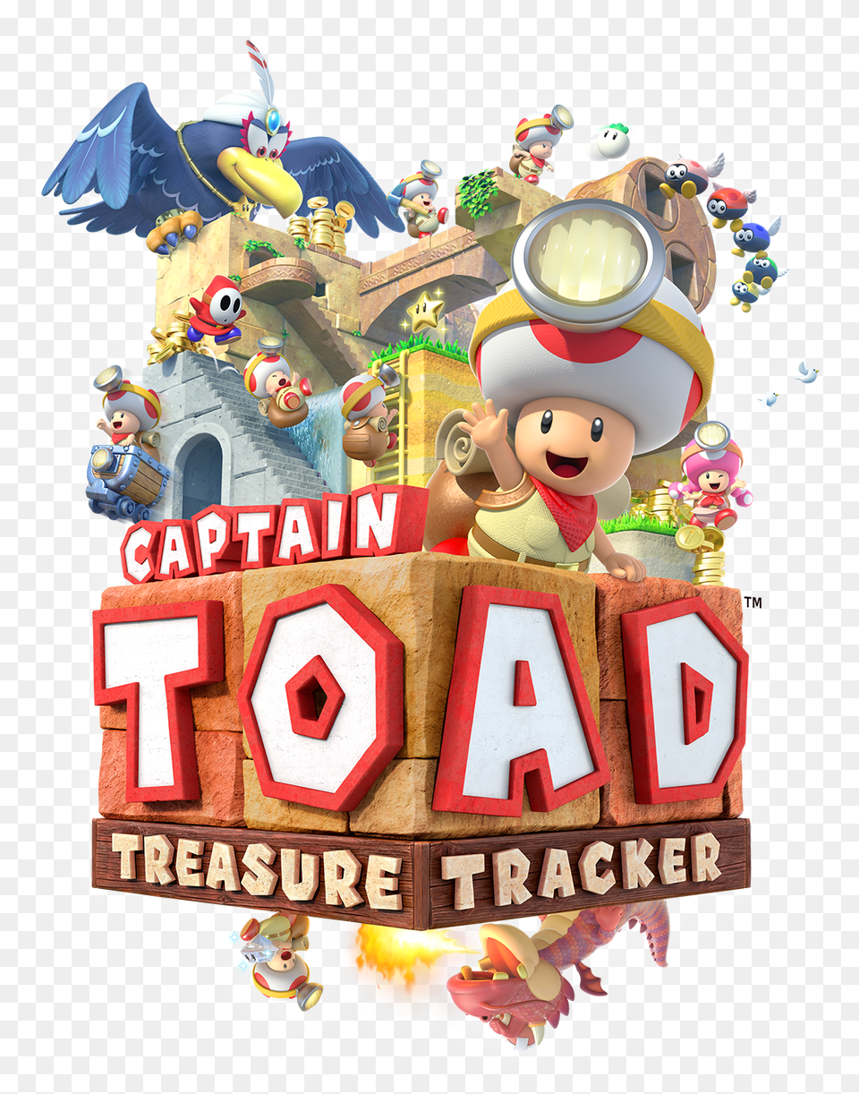 Captain Toad Treasure Tracker Switch Cover, People, Person, Face, Head Free Png