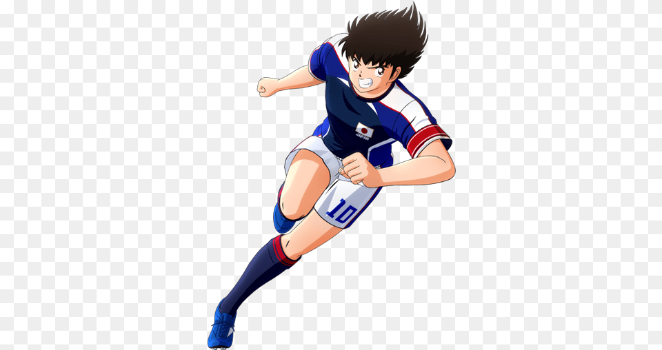 Captain Tsubasa Rise Of New Champion, Book, Comics, Publication, Person Free Png Download