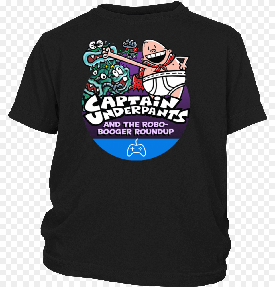 Captain Underpants And The Robo Booger Roundup T Shirt, Clothing, T-shirt Png Image