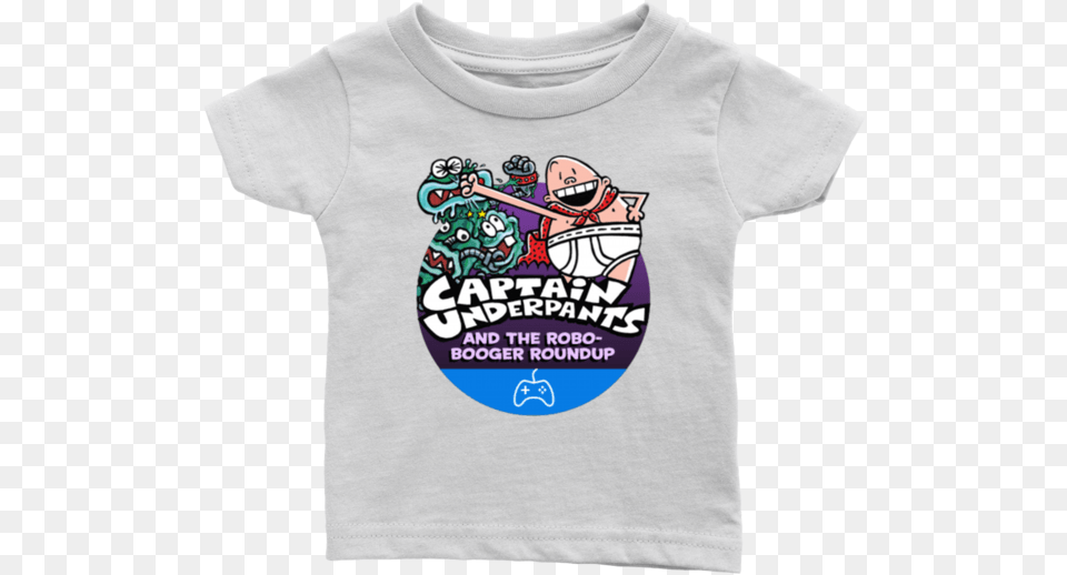 Captain Underpants And The Robo Booger Roundup T Shirt Design Christmas Shirt For Kids, Clothing, T-shirt Free Png Download