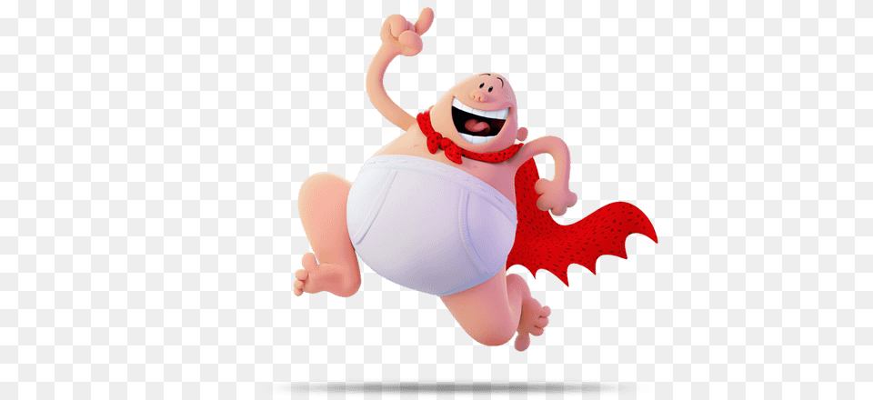 Captain Underpants Running, Baby, Person Free Transparent Png