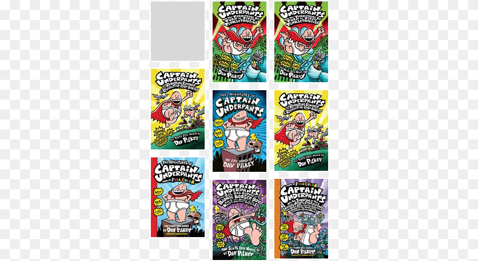 Captain Underpants Tenth Captain Underpants Novel, Book, Comics, Publication, Baby Free Png Download