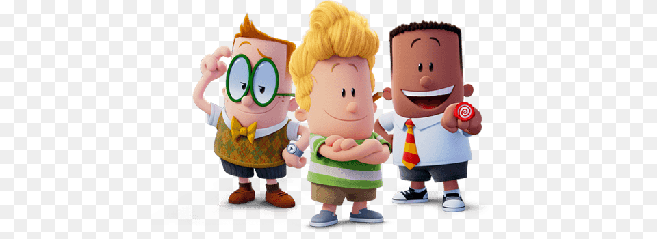 Captain Underpants Trio, Baby, Person, Mascot Free Png