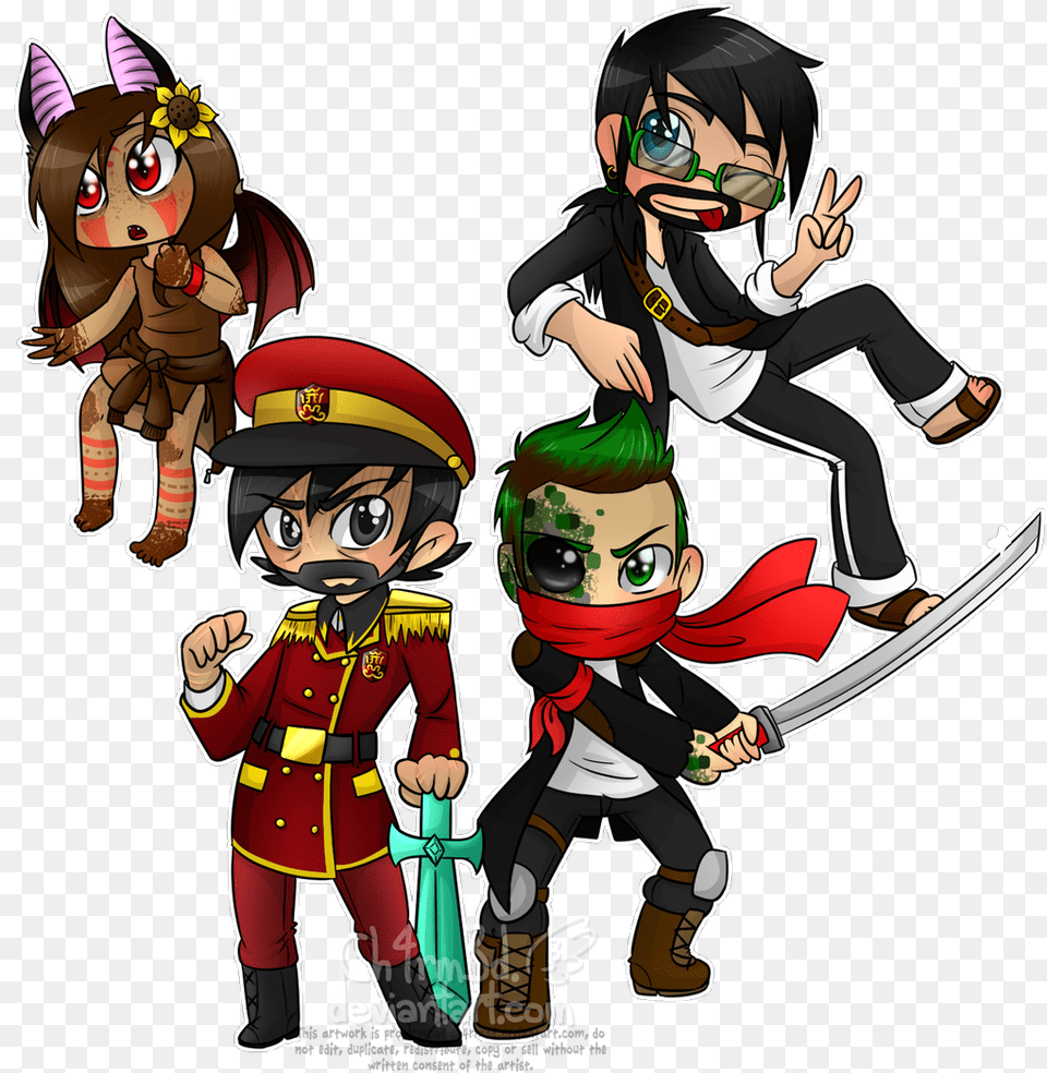 Captainsparklez Fan Art, Book, Comics, Publication, Baby Free Png