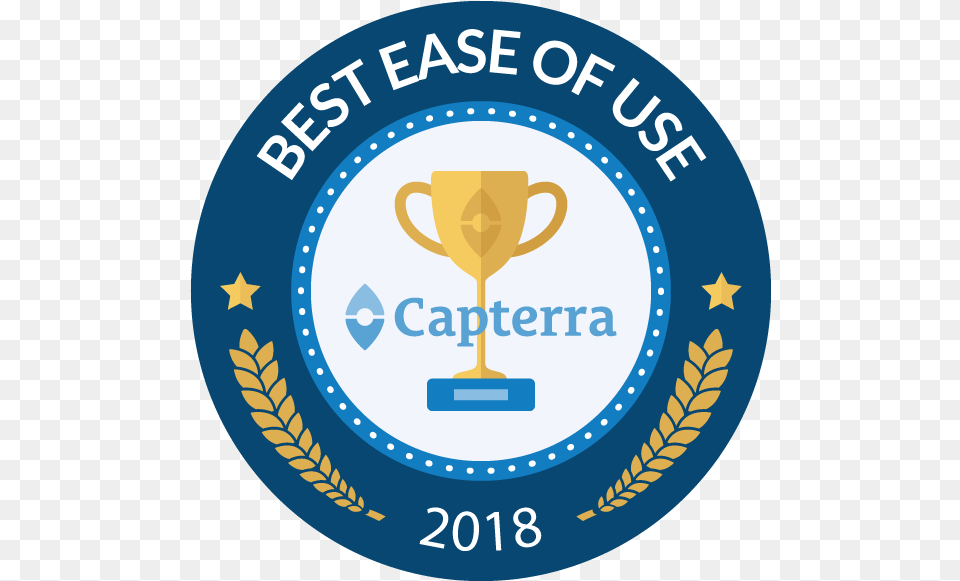 Capterra Best Ease Of Use, Logo, Trophy Png