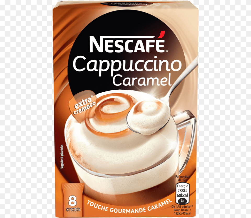 Capuccino Caramel Nescaf Nescafe Cappuccino Greece, Beverage, Coffee, Coffee Cup, Cup Png