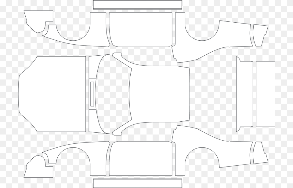 Car, Stencil, E-scooter, Transportation, Vehicle Free Transparent Png