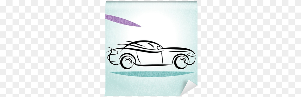 Car, Art, Drawing, Device, Grass Png Image