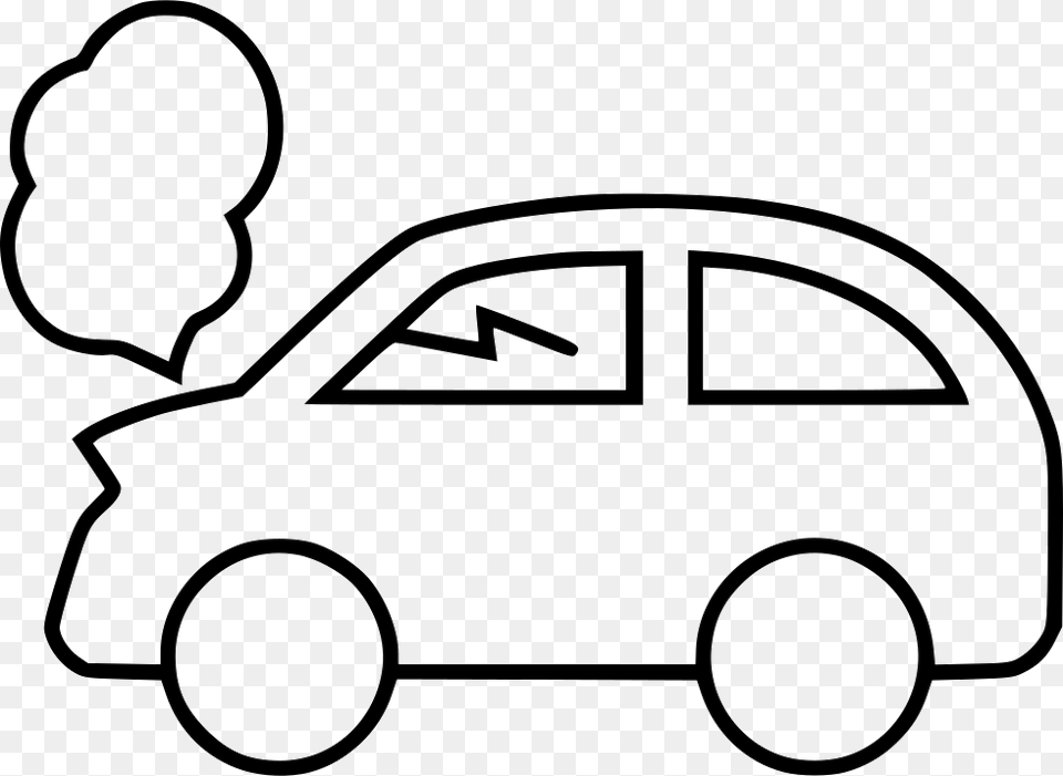Car Accident Colouring Picture Of Car, Stencil, Plant, Device, Grass Free Transparent Png