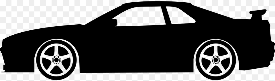Car Auto Pkw Sports Car Nissan Gtr R34 Jdm R34 Silhouette, Gray Free Png
