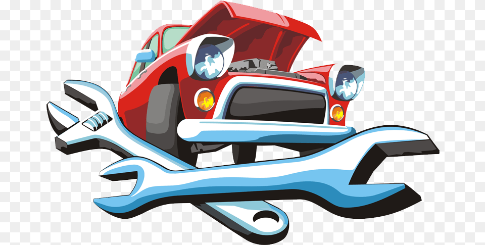 Car Automobile Repair Shop Auto Mechanic Motor Vehicle Car Repair Clip Art, Transportation Free Png
