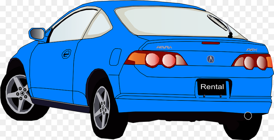 Car Automobile Vehicle Animated Back Of Car, Sedan, Transportation, Coupe, Sports Car Png