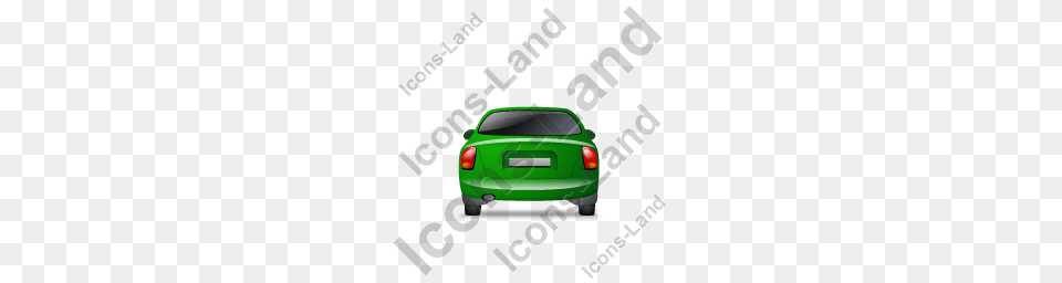 Car Back Green Icon Pngico Icons, Coupe, Sports Car, Transportation, Vehicle Free Png