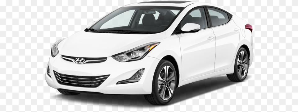 Car Background Hyundai Transparent 2016 Hyundai Elantra White, Vehicle, Sedan, Transportation, Wheel Png