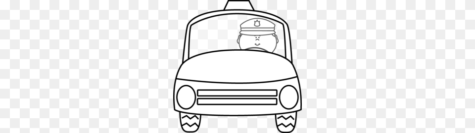 Car Black And White Clipart, Stencil, Transportation, Vehicle, Yacht Free Png Download