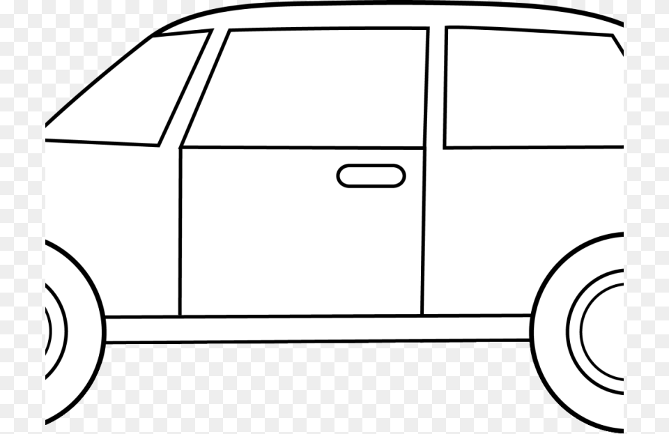 Car Black And White Clipart, Transportation, Vehicle Png Image