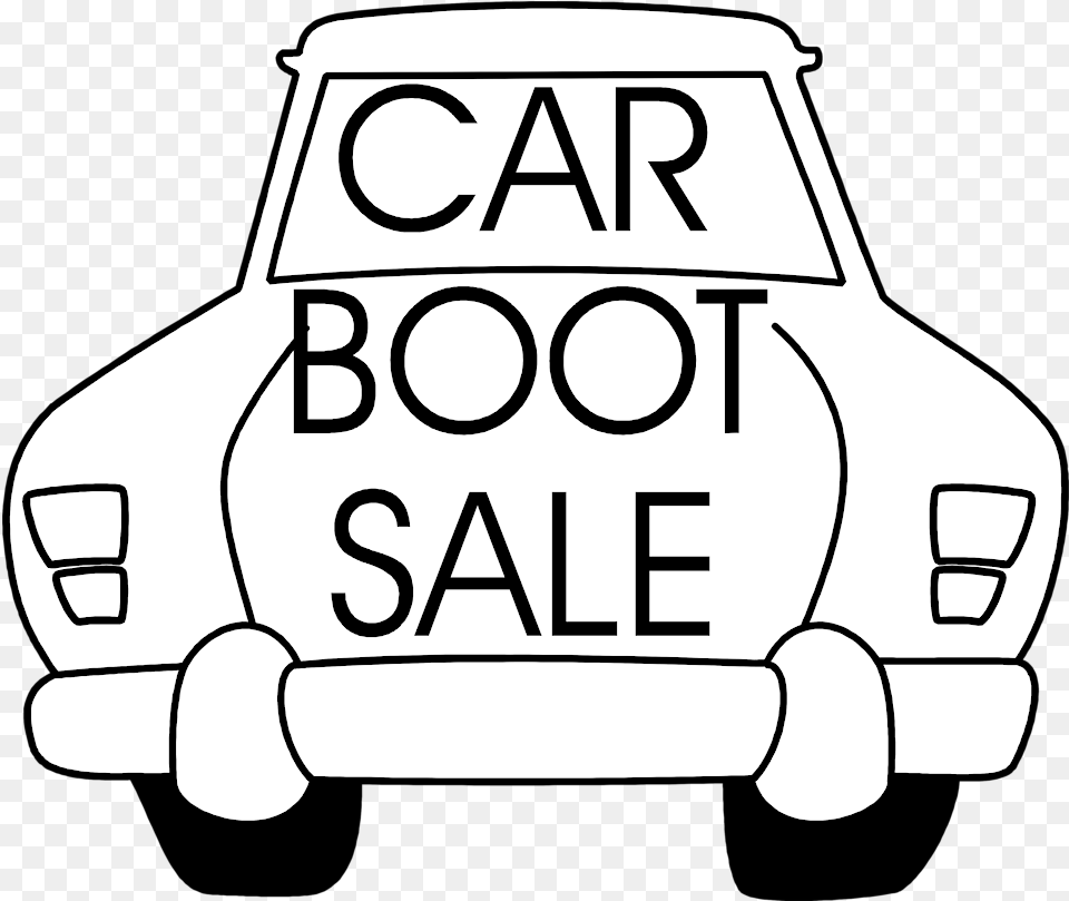 Car Boot Sale Clip Art Car Boot Sale Icon Black And White, Transportation, Vehicle, Moving Van, Van Png