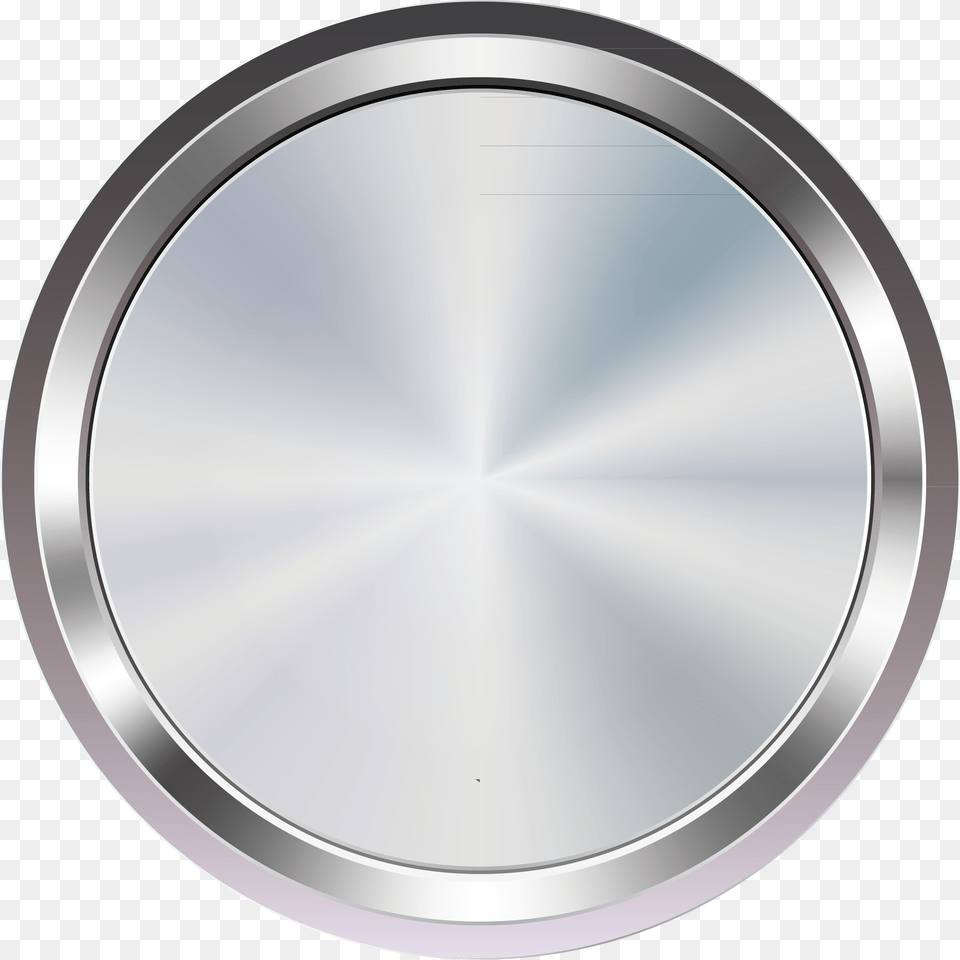 Car Button Download Transparent Metal Circle, Disk, Silver Png