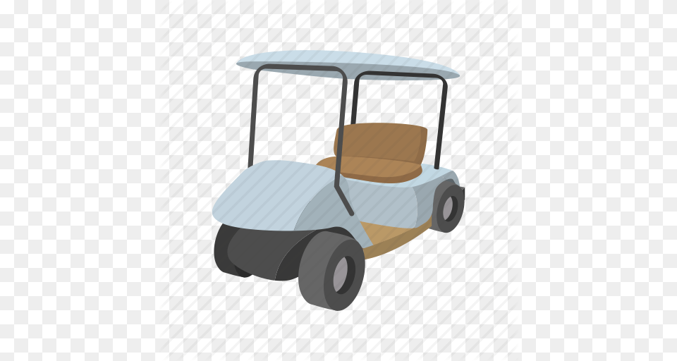 Car Cart Cartoon Club Golf Sport Vehicle Icon, Transportation, Golf Cart, Bulldozer, Machine Png