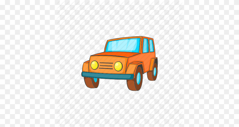 Car Cartoon Jeep Transport Transportation Vehicle Wheel Icon, Pickup Truck, Truck, Machine Free Png Download