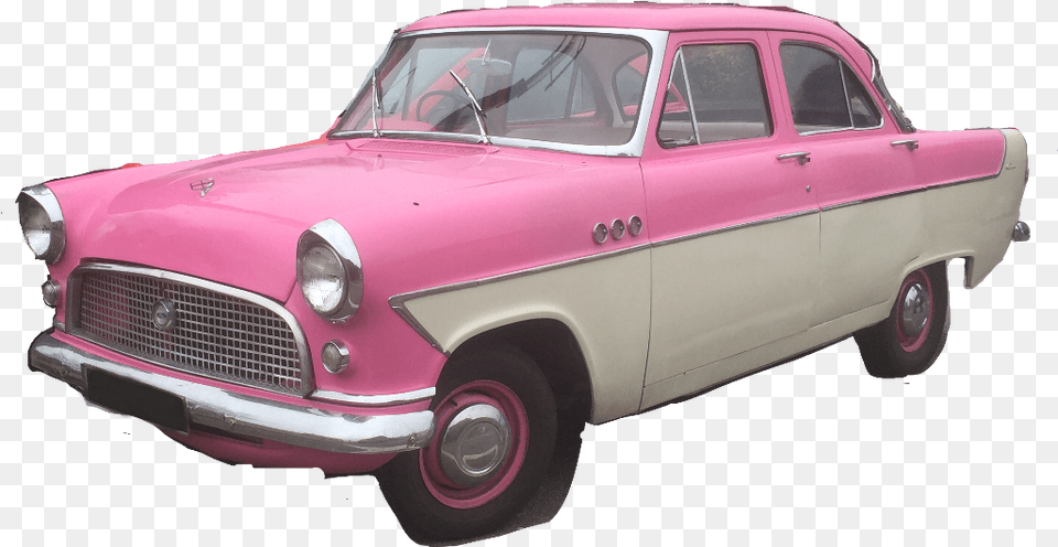 Car Clasic Retro Pink Old Girly Cars Clasiccars Freetoe Antique Car, Sedan, Transportation, Vehicle, Machine Png
