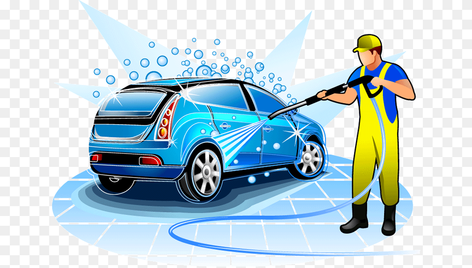 Car Cleaning, Car Wash, Vehicle, Transportation, Adult Free Png Download
