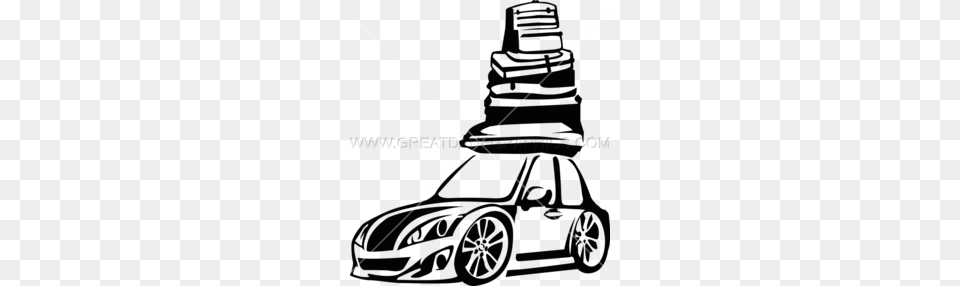 Car Clip Art Black And White Clipart, Bow, Weapon Free Png