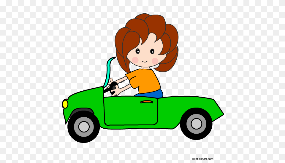 Car Clip Art Images And Graphics, Baby, Person, Plant, Lawn Mower Free Png Download