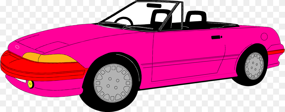 Car Clipart, Vehicle, Convertible, Transportation, Wheel Png Image