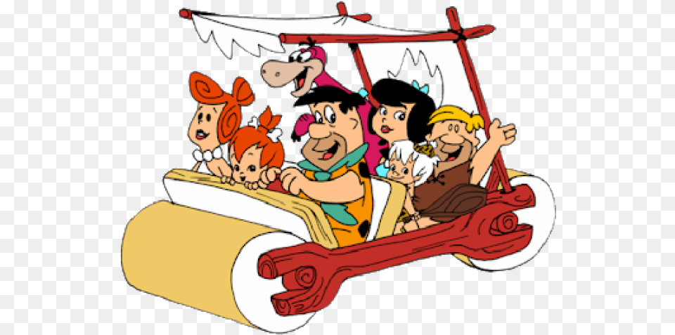 Car Clipart Flintstones Flintstones In The Car, Baby, Face, Head, Person Free Png Download