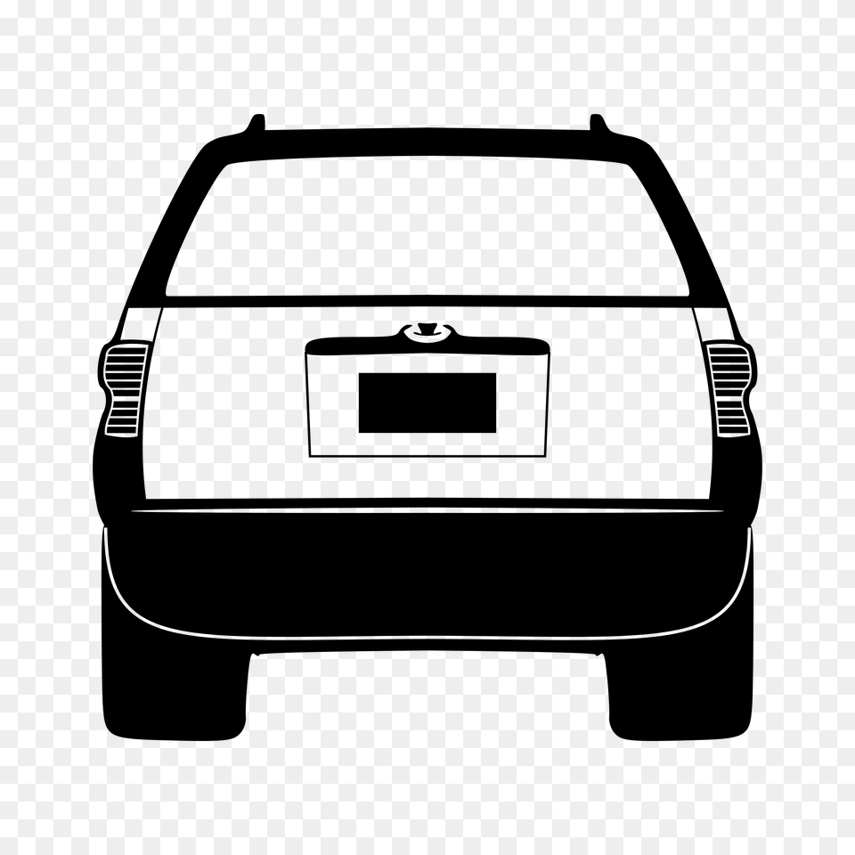Car Clipart Front View, Gray Free Transparent Png