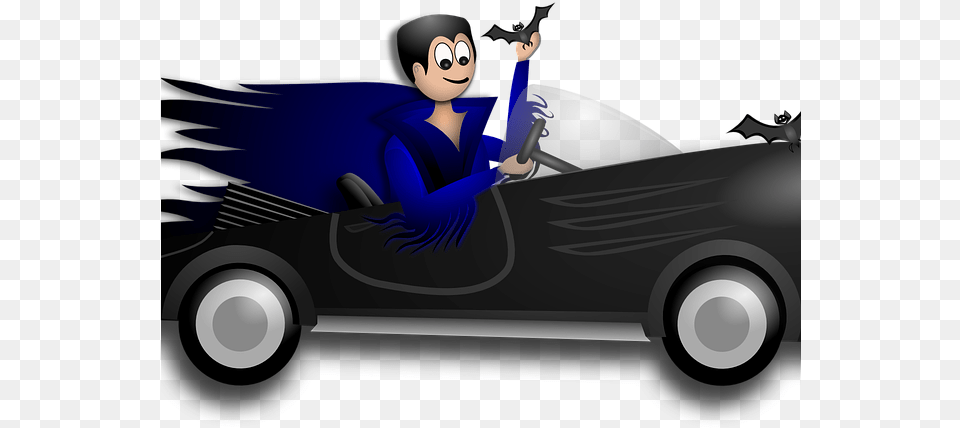 Car Clipart Halloween Kundengerechte Niedliche Dracula Entwrfe Grukarte, Device, Tool, Plant, Wheel Free Png Download