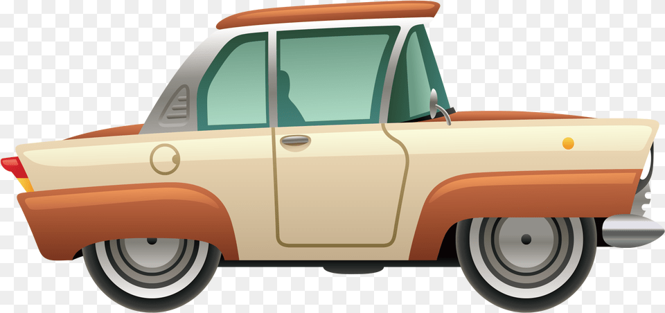 Car Clipart Hd Image Download Antique Car, Pickup Truck, Transportation, Truck, Vehicle Free Png