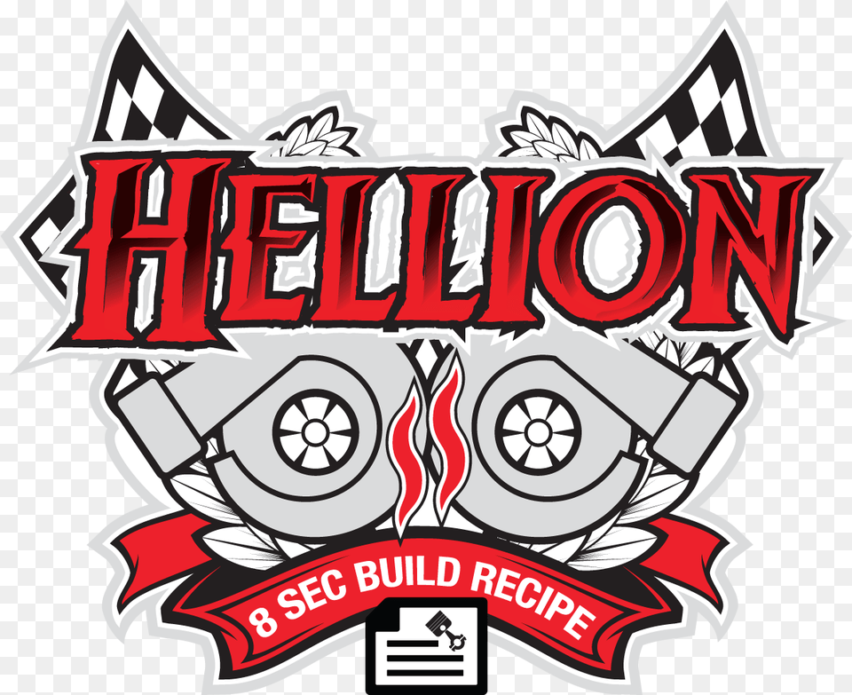 Car Clipart Logo For Free Download Hellion Turbo Logo, Sticker, Dynamite, Weapon, Advertisement Png Image