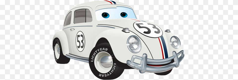 Car Clipart Love Bug Disney Pixar Cars Volkswagen, Transportation, Vehicle, American Football, Football Free Transparent Png