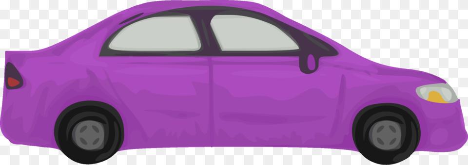 Car Color Clipart, Purple, Sedan, Transportation, Vehicle Free Png Download