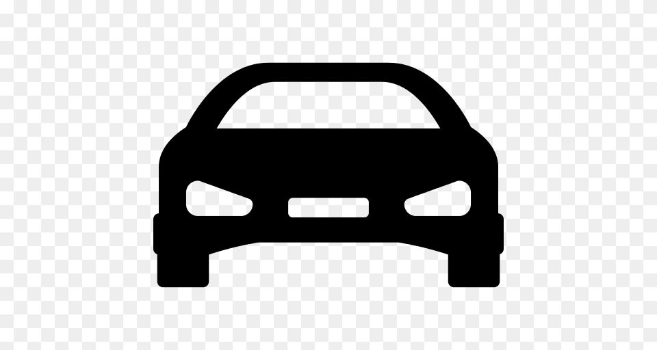 Car Compact Icon, Gray Free Png