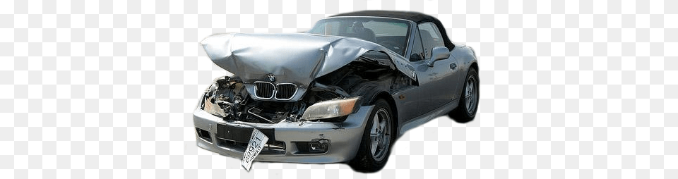 Car Crash, Coupe, Sports Car, Transportation, Vehicle Free Png Download