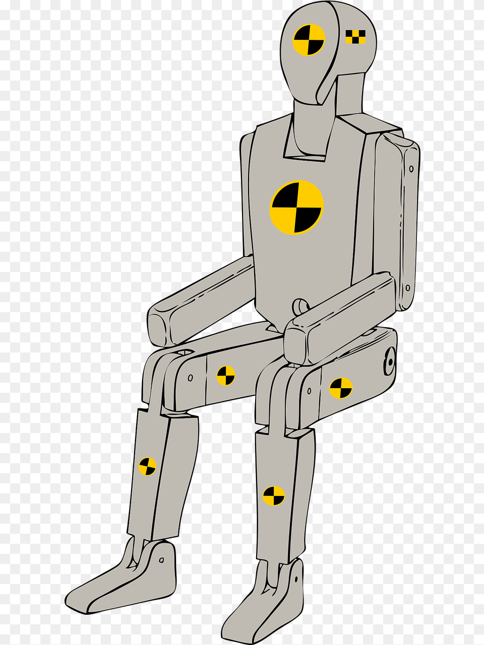 Car Crash Dummy Crash Test Dummy Clip Art, Robot, Person Free Png Download