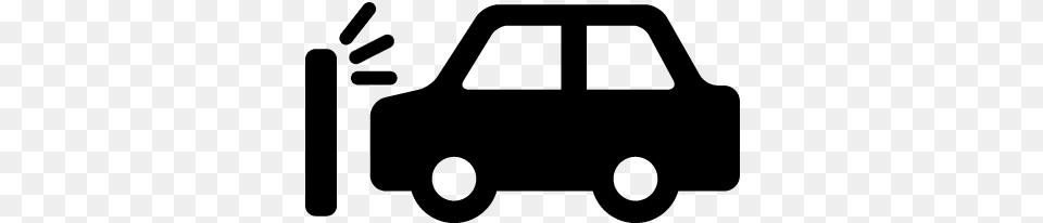 Car Crash Vector Air Pollution Icon, Gray Free Png