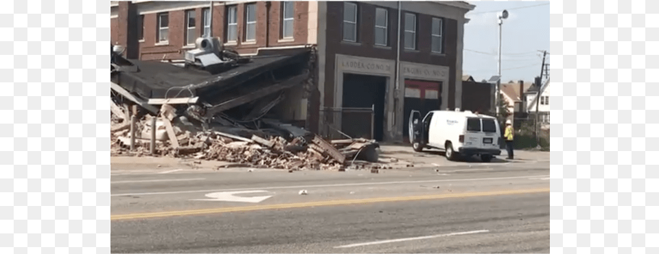 Car Crashes Into Building Hits Gas Line On Detroit39s Detroit, Moving Van, Transportation, Van, Vehicle Free Transparent Png