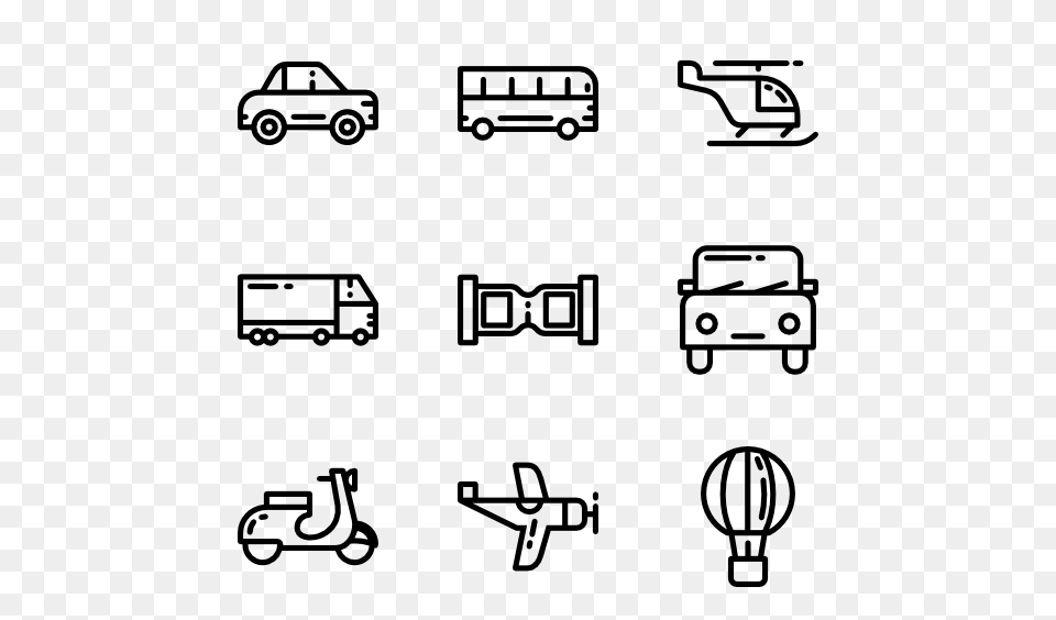 Car Detailing Icons, Gray Free Transparent Png