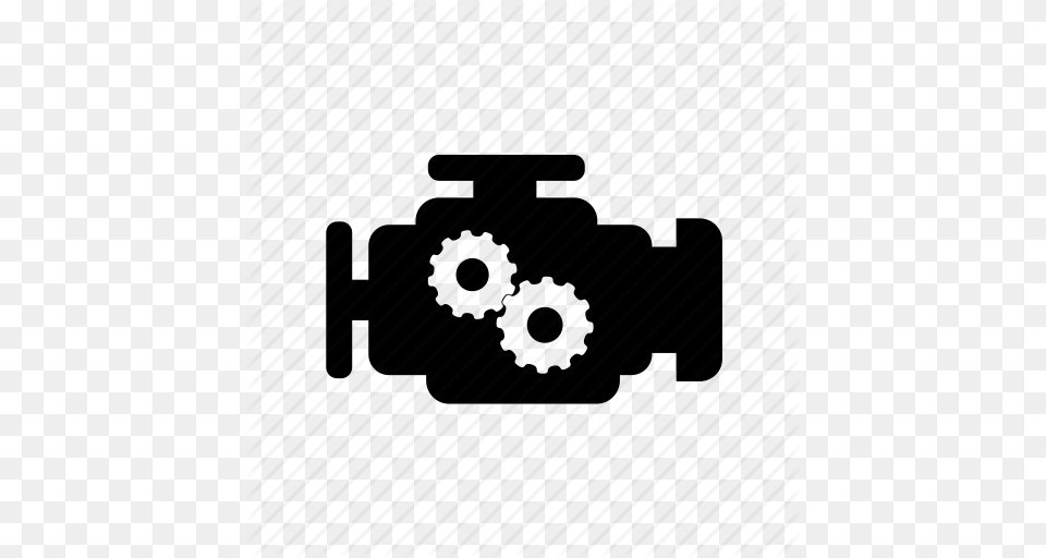 Car Diesel Engine Motor Power Icon, Firearm, Weapon, Lighting, Machine Free Png Download
