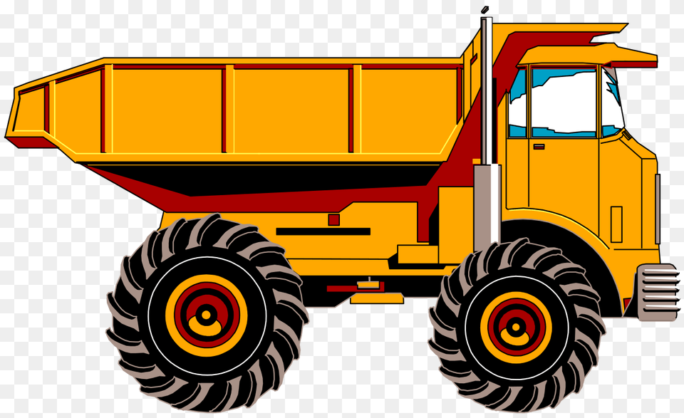 Car Dump Truck Pickup Garbage Dump Truck, Bulldozer, Machine, Wheel, Transportation Free Png