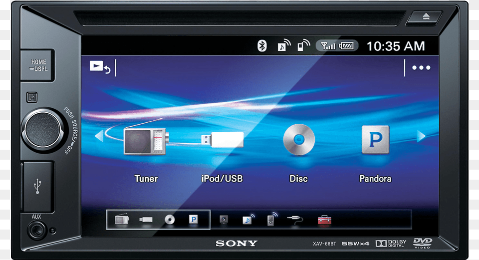 Car Dvd Players Amp Receivers With Gps Sony Xav 68 Bt, Electronics, Stereo, Computer Hardware, Hardware Png