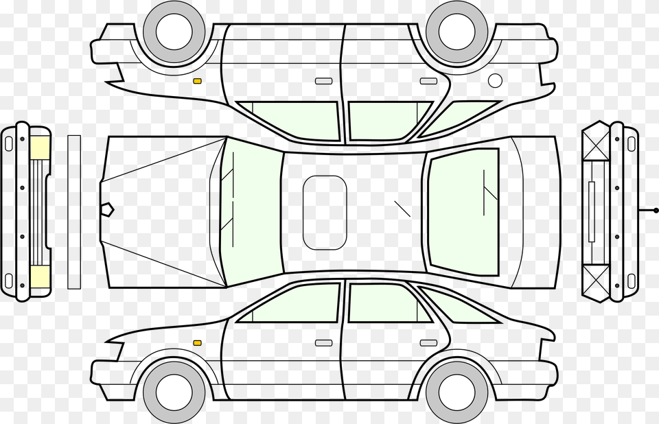 Car File Car Template Cut Out, Lighting, Electronics, Screen Free Transparent Png