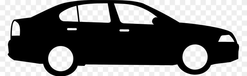 Car Free Clipart, Gray Png