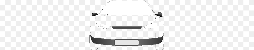 Car Front End Rill Headlights Clipart Toon, Bumper, Transportation, Vehicle, License Plate Free Transparent Png