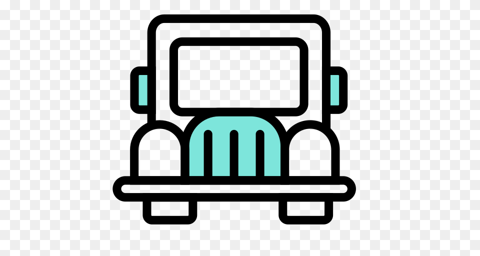 Car Front Face Front Locomotive Icon With And Vector Format, Cutlery, Fork Free Transparent Png